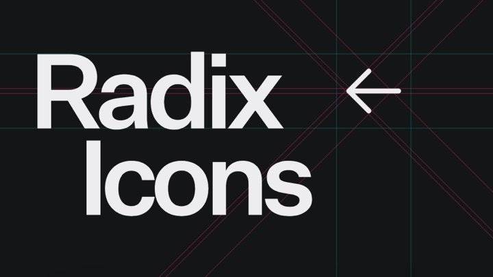 radix-icons-cover.jpg720x405 Radix Icons - 一组优雅细腻的免费开源线性图标库